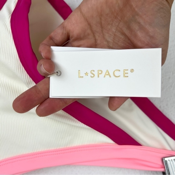 NEW L*Space Vacay Bikini Bottom Seimsuit Swimwear Large - Picture 6 of 8